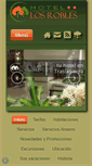 Mobile Screenshot of hotellosrobles.com.ar